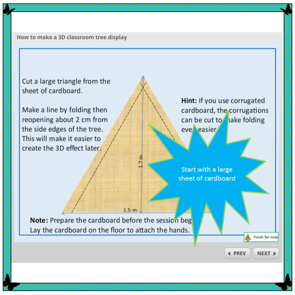 How to make a 3D classroom tree display – readilearn