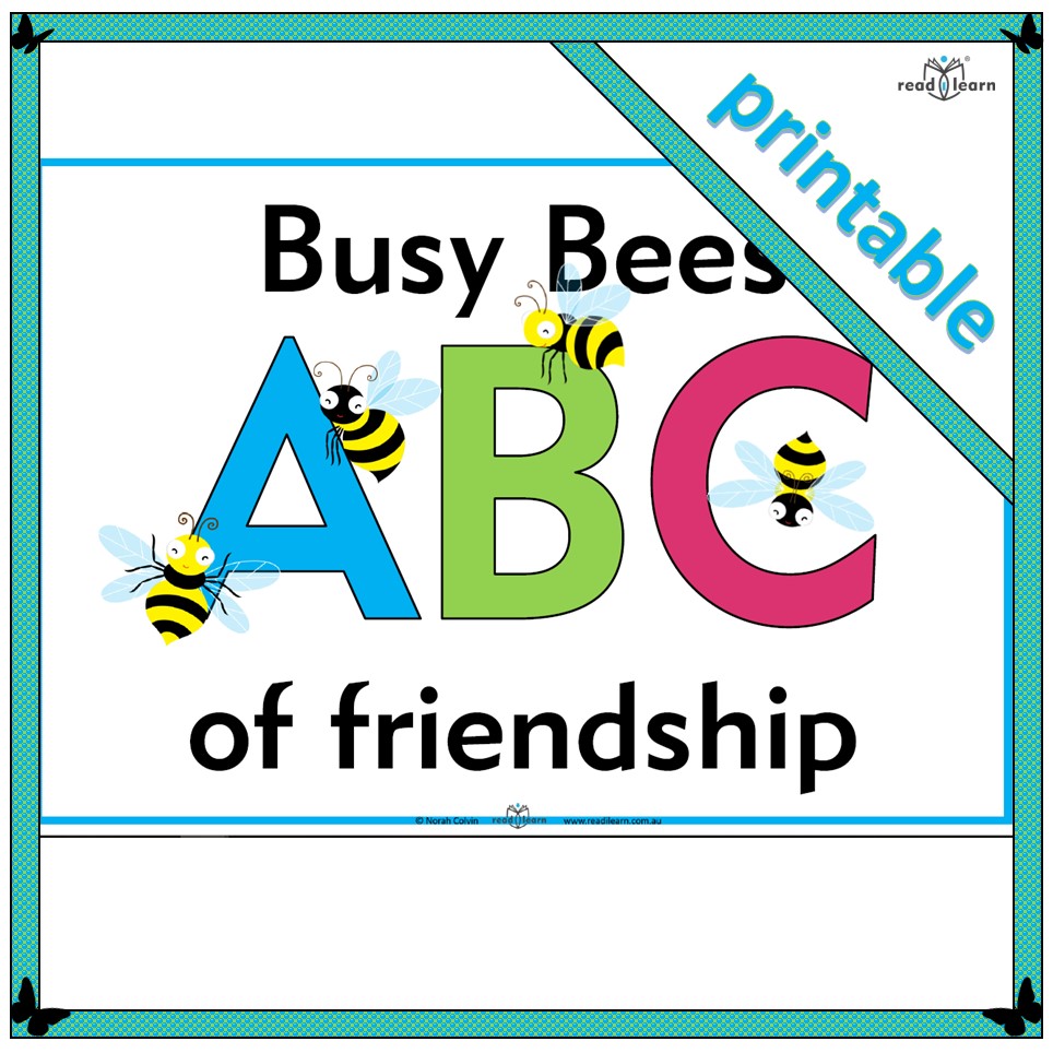 an ABC of friendship