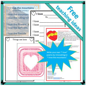 a lovely poem to write for special loved ones