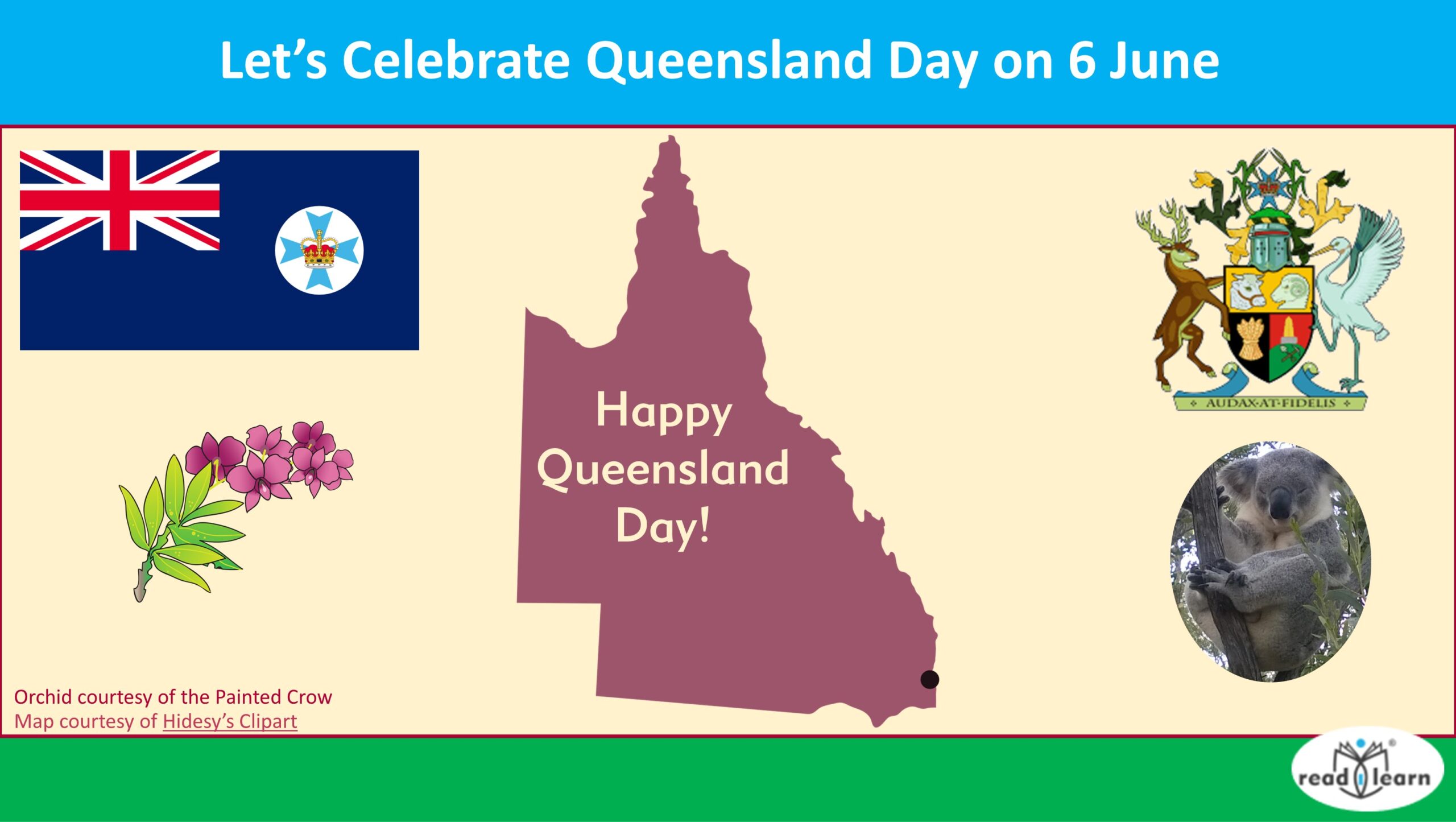 Let’s Celebrate Queensland Day on 6 June readilearn