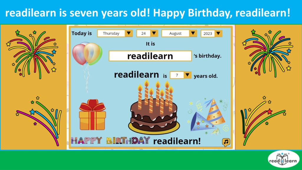readilearn is seven years old! Happy Birthday, readilearn! – readilearn