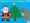 Christas tree, Santa and Rudolph
