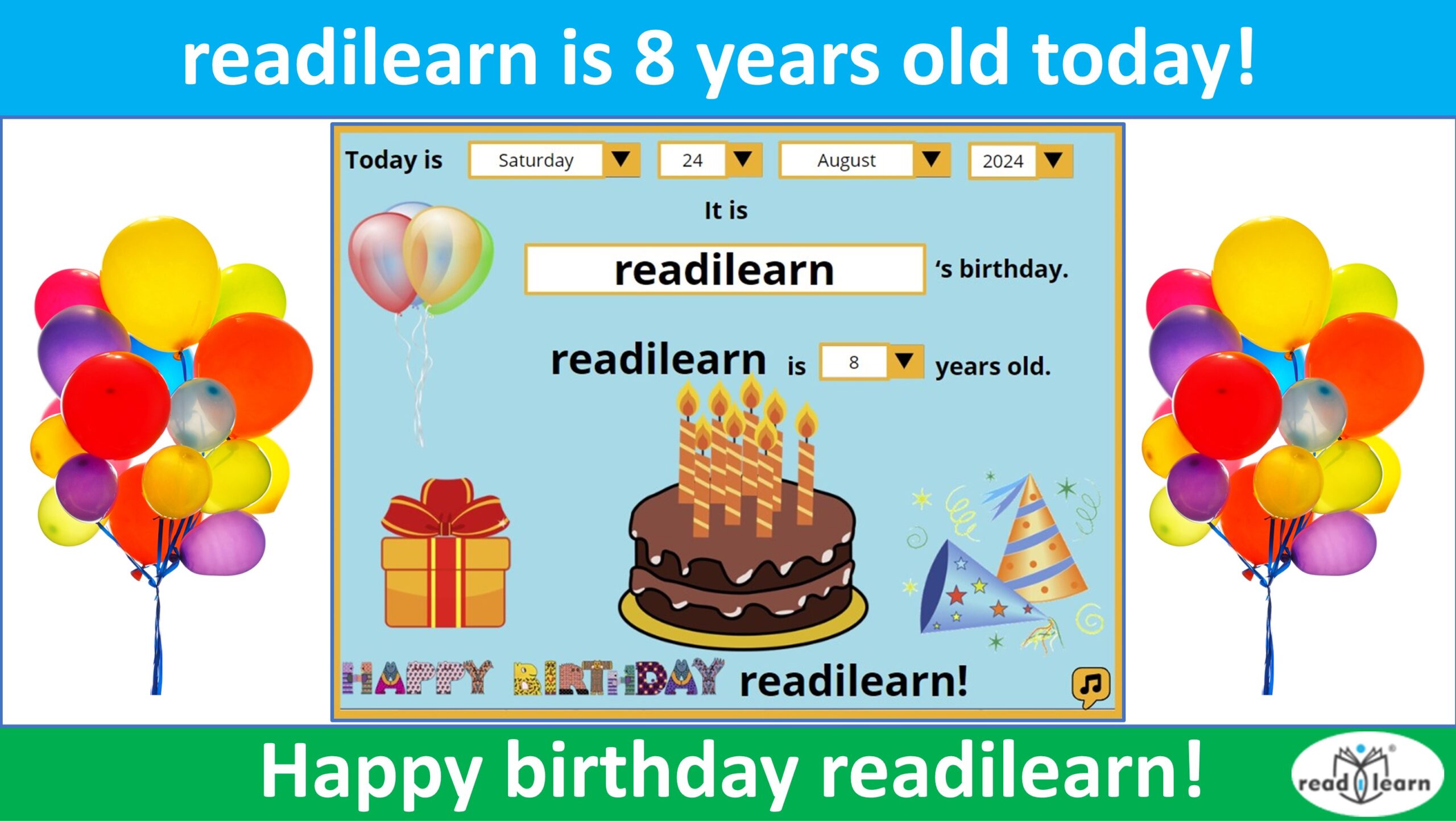 readilearn is 8 years old today! Happy birthday, readilearn! – readilearn